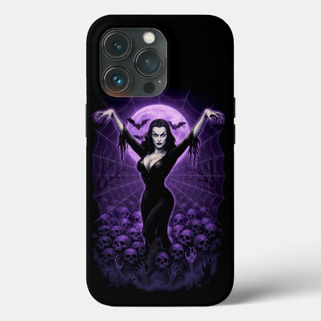 Drottning av webbens gotiska vampyr iPhone-fodral (Baksida )
