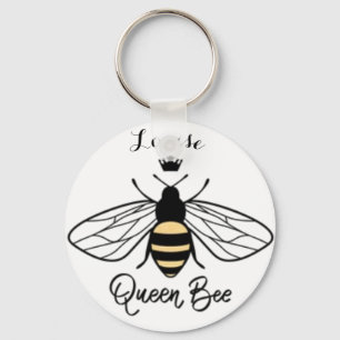 Drottning Bee Nyckelring lägger till ditt namn. A