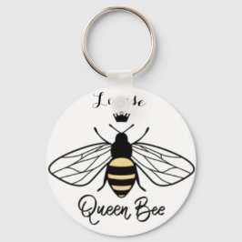 Drottning Bee Nyckelring lägger till ditt namn. Al