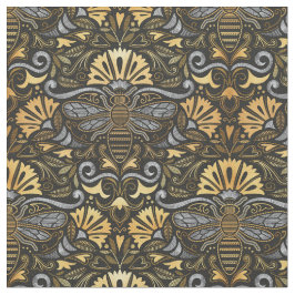 Drottning beo-trädgård / embroidery passementerie tyg