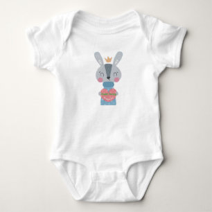 Drottning Bunny Baby Tröja Kroppsoverall