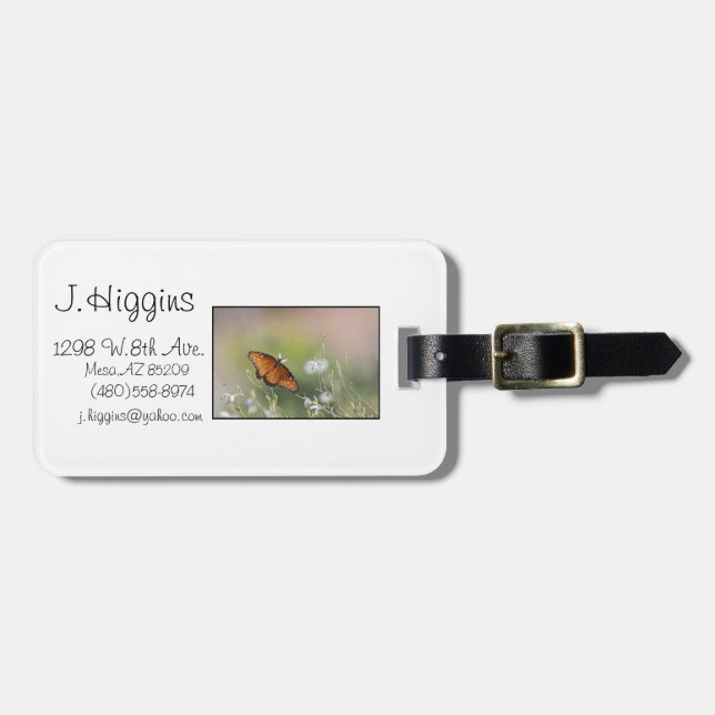 Drottning Butterfly i morgonljuset Bagagebricka (Horisontell Framsida)