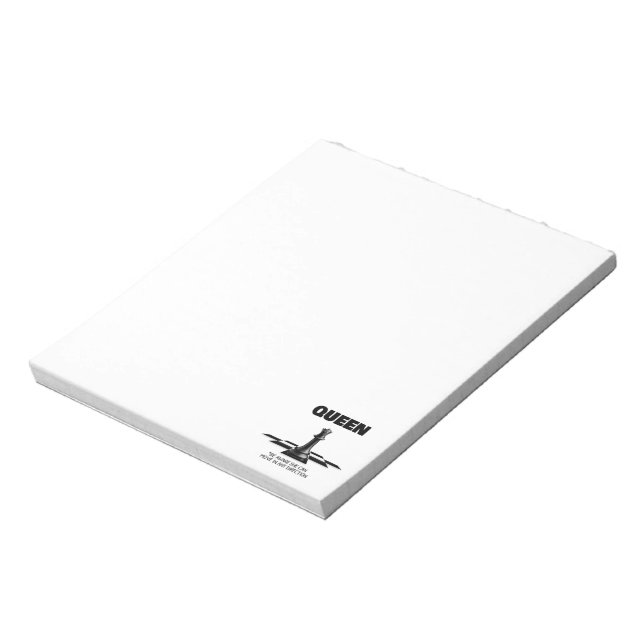 drottning Chess är Medveten. Hon kan röra sig i vi Anteckningsblock (Roterad)