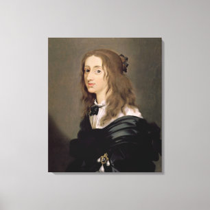 Drottning Christina av sverigen 1652 Canvastryck