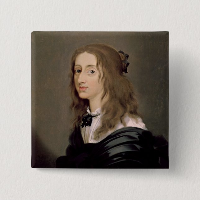 Drottning Christina av sverigen 1652 Knapp (Framsida)