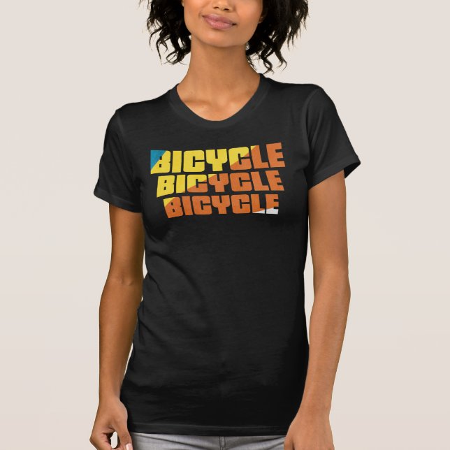 Drottning cykeltävling tee (Framsida)