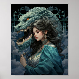 Drottning Draken 🐉 Poster