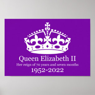 drottning Elizabeth 11 Poster