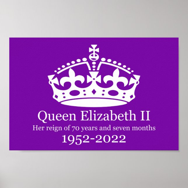 drottning Elizabeth 11 Poster (Framsidan)