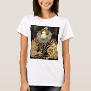 Drottning Elizabeth 1 Kärlek/Ära Kärlekscitat Gåvo T Shirt