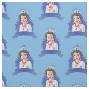 drottning Elizabeth 2-tyg Tyg