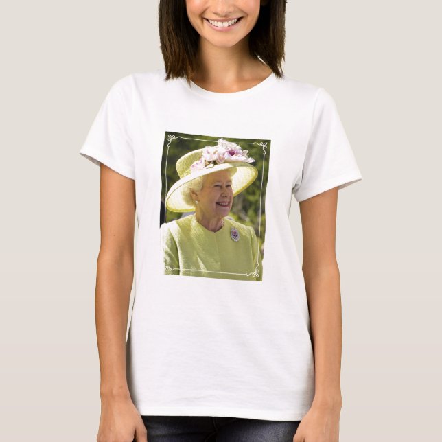 Drottning Elizabeth av England T-shirt (Framsida)