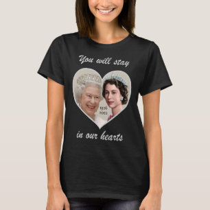 drottning Elizabeth Badths Platinum Jubilee 70 år T Shirt