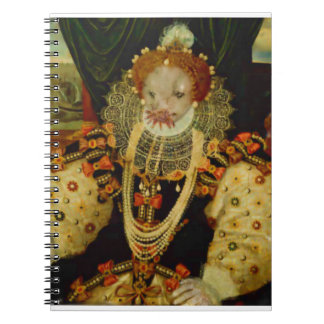 drottning Elizabeth I Bärbar bärbar dator med stjä Anteckningsbok