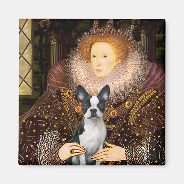 Drottning Elizabeth I - Boston T #1 Magnet (Framsidan)
