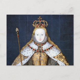 drottning Elizabeth I: Coronation Vykort