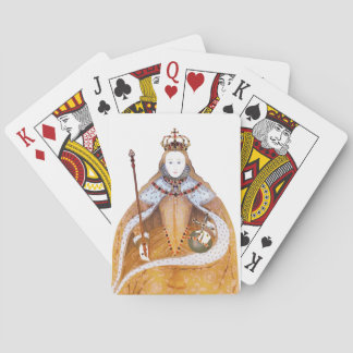 drottning Elizabeth I - historisk illustration Casinokort
