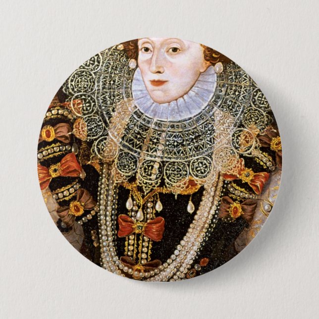 drottning Elizabeth I Knapp (Framsida)