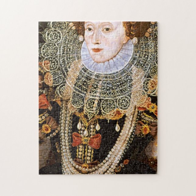 drottning Elizabeth I Pussel (Vertikal)