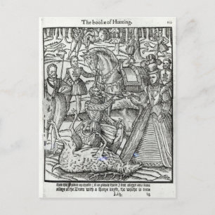 drottning Elizabeth I vid en stamjakt Vykort