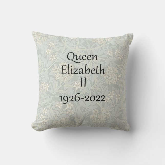 drottning Elizabeth II 1926-2022 Dekorativ kudde (Framsida)