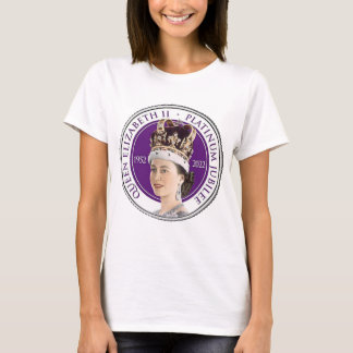 drottning Elizabeth II 2022 Platinum Jubilee 70:e T Shirt
