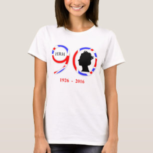 drottning Elizabeth II av Englands 90:e födelseda Tee Shirt