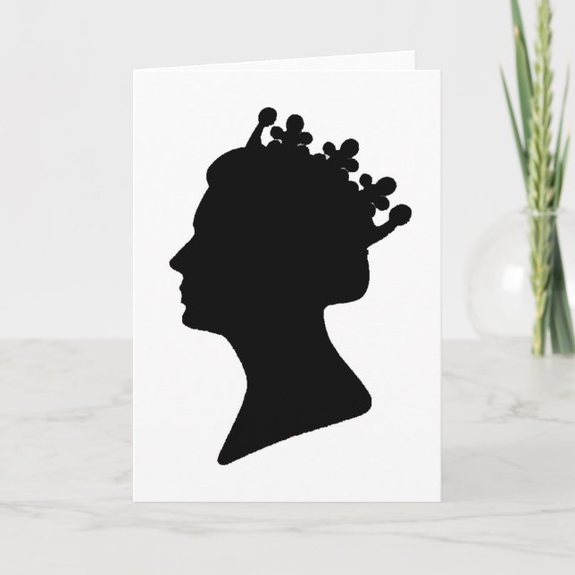 Drottning Elizabeth II Kort (Framsida)