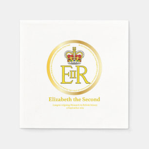 drottning Elizabeth II Pappersservett