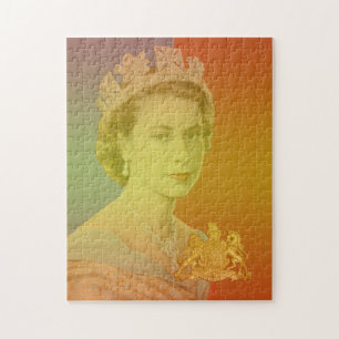drottning Elizabeth II Pussel