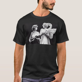 drottning Elizabeth II spelar gitarren som ängel. T Shirt
