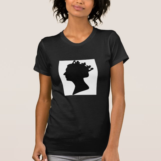 Drottning Elizabeth II T-shirt (Framsida)