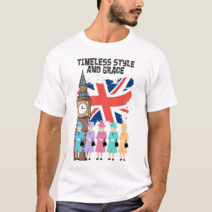 drottning Elizabeth II - Timless Stil och Grace. T Shirt