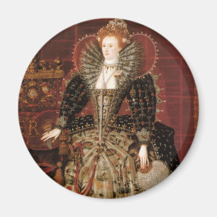 Drottning Elizabeth mig av England Magnet