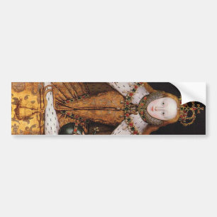 Drottning Elizabeth mig Bildekal