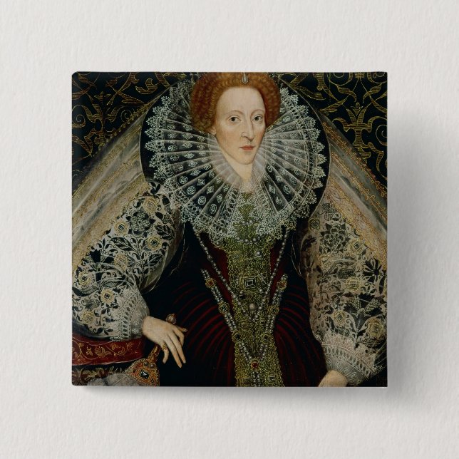 Drottning Elizabeth mig, c.1585-90 Knapp (Framsida)