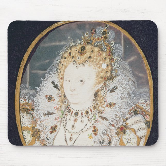 Drottning Elizabeth mig, c.1595-1600 Musmatta (Framsidan)