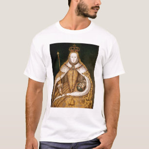 Drottning Elizabeth mig i Coronationskrud Tee Shirt