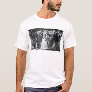 Drottning Elizabeth mig som adlar den Francis Tee Shirt