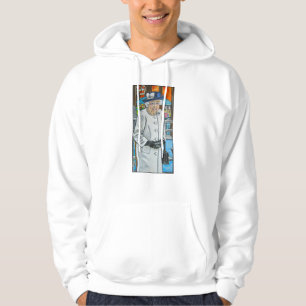 Drottning Elizabeth på Paddington Station Hoodie