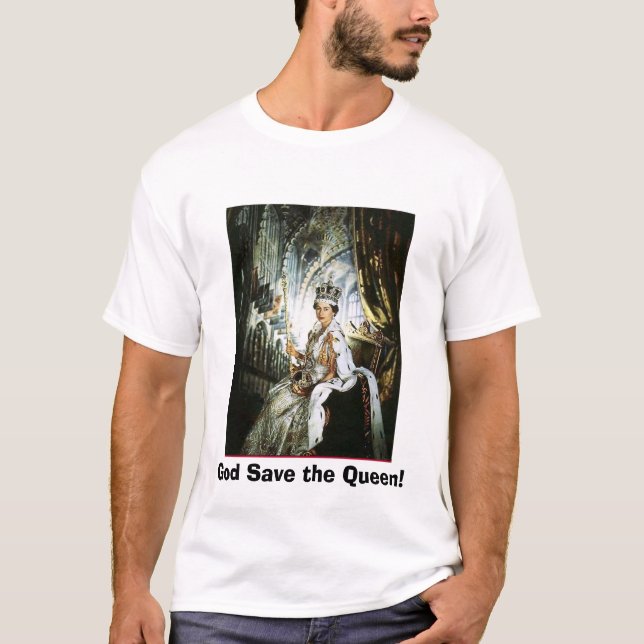 Drottning Elizabeth Tee (Framsida)