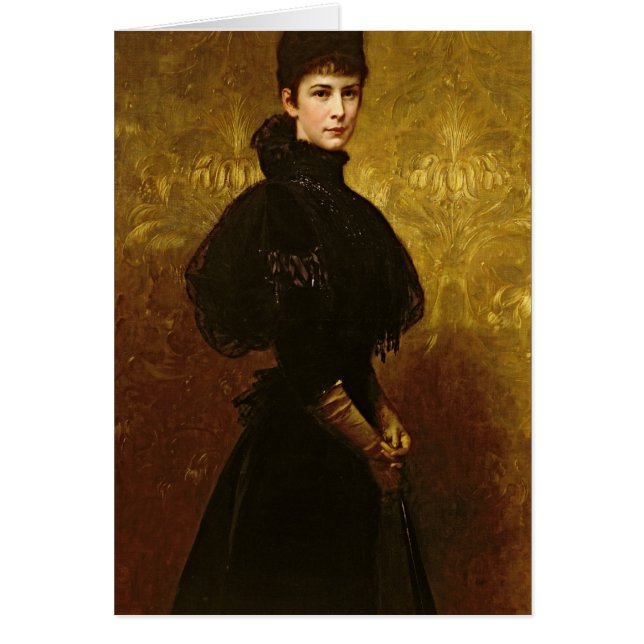 Drottning Erzsebet Hälsningskort (Framsidan)