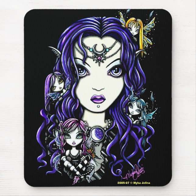 "Drottning Fae" felika Mousepad Musmatta (Framsidan)
