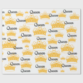 Drottning (Golden Krona) Presentpapper