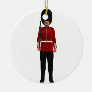 Drottning Guardsman Julgransprydnad Keramik