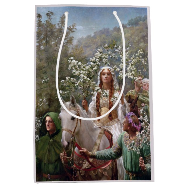 Drottning Guineveres Majdag (av John Collier) (Framsidan)