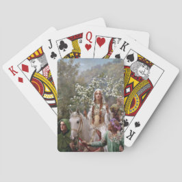 Drottning Guineveres Majdag (av John Collier) Casinokort