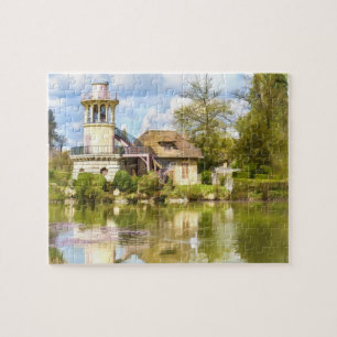 Drottning Hamlet, Versailles, frankrike, pussel
