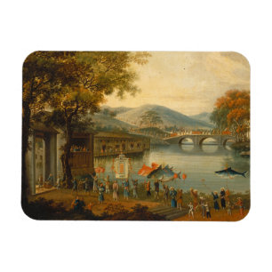 Drottning Henrietta Maria med herr Jeffrey Hudson, Magnet
