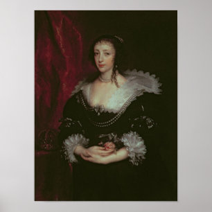 Drottning Henrietta Maria Poster